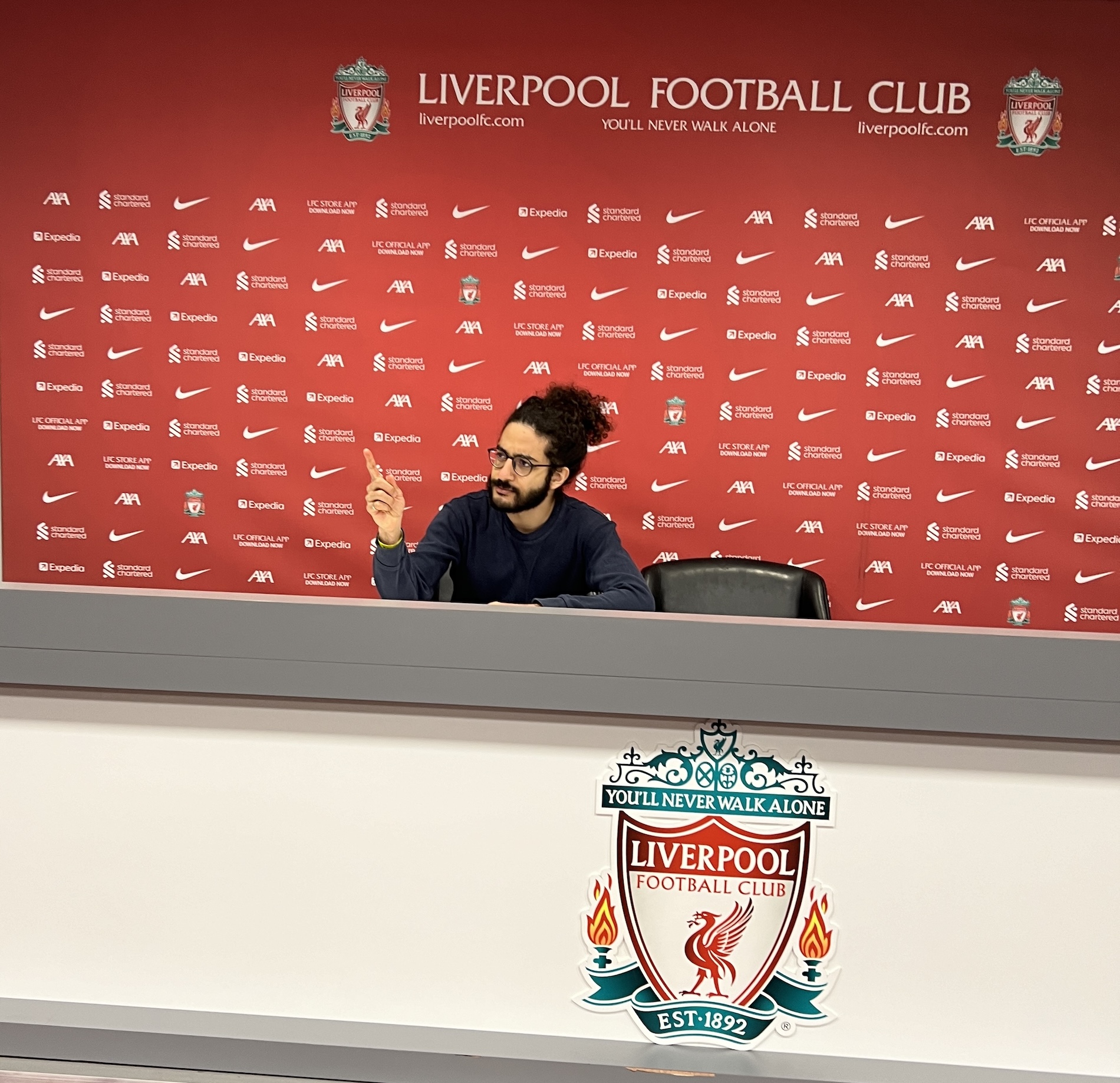 Liverpool FC Stadium Press Conference Room, March 2024
