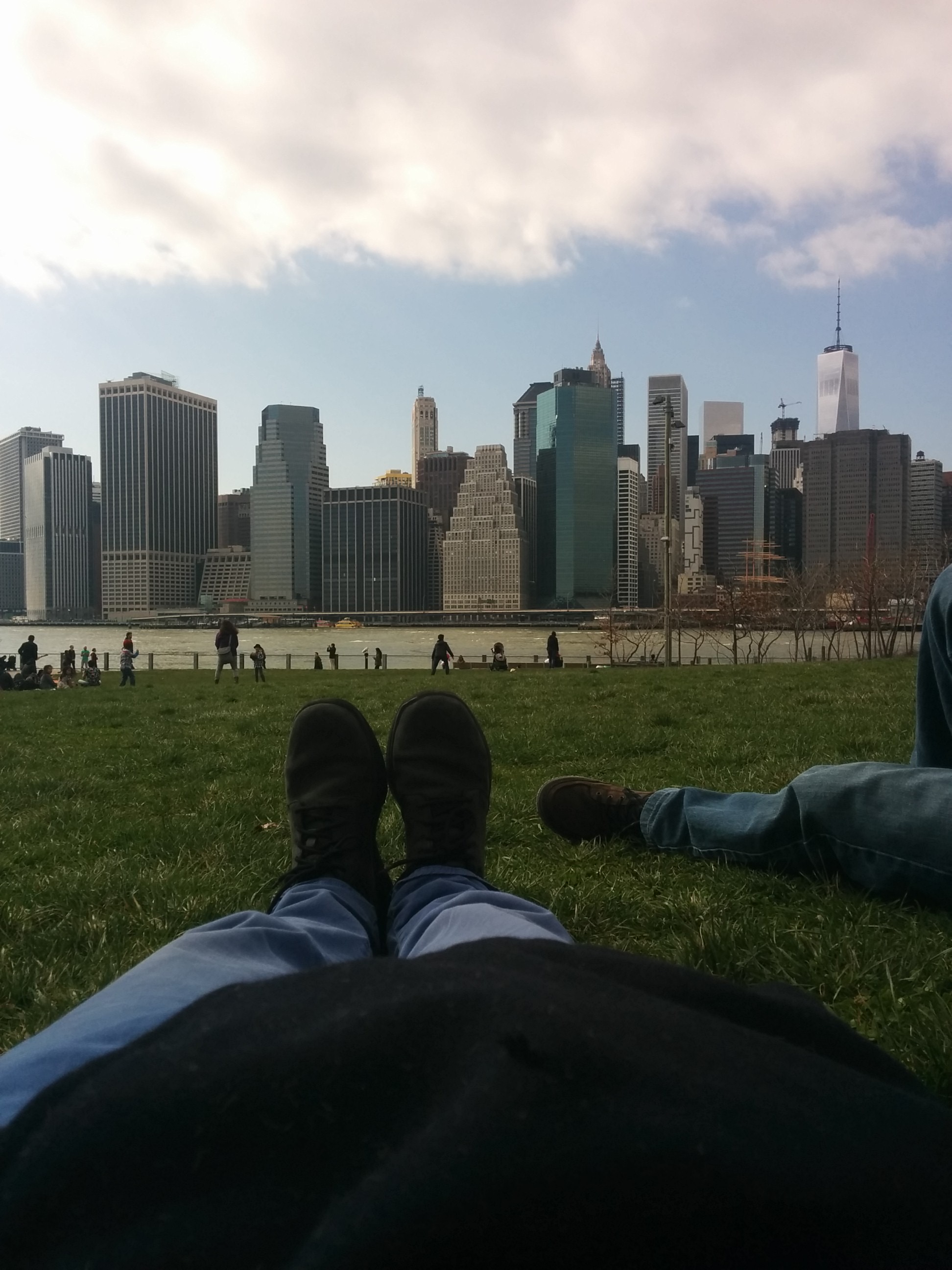 New York City skyline, January 2016