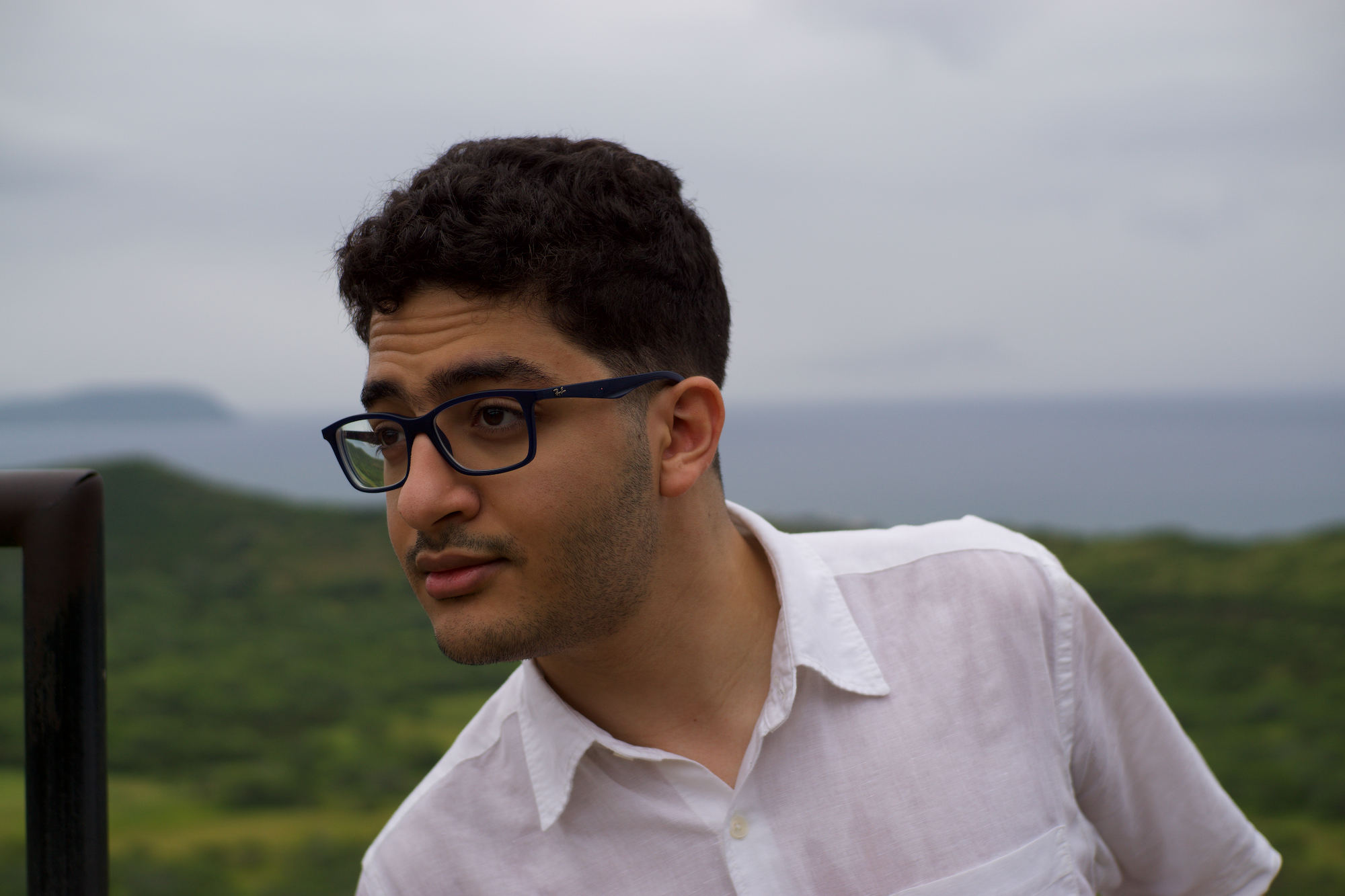 Me looking to the right in Honolulu, April 2018
