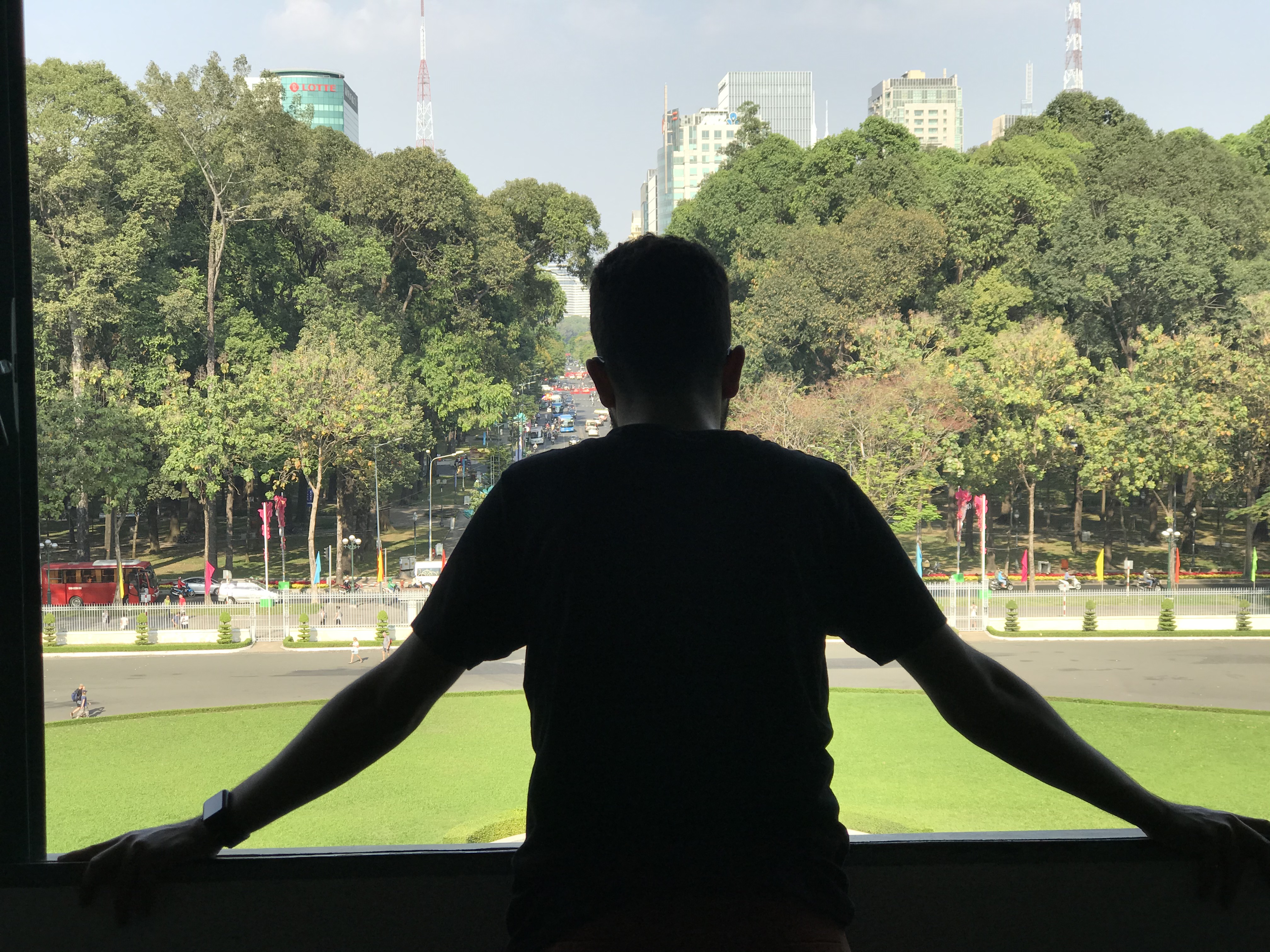 Looking at trees in Ho Chi Minh City, January 2020