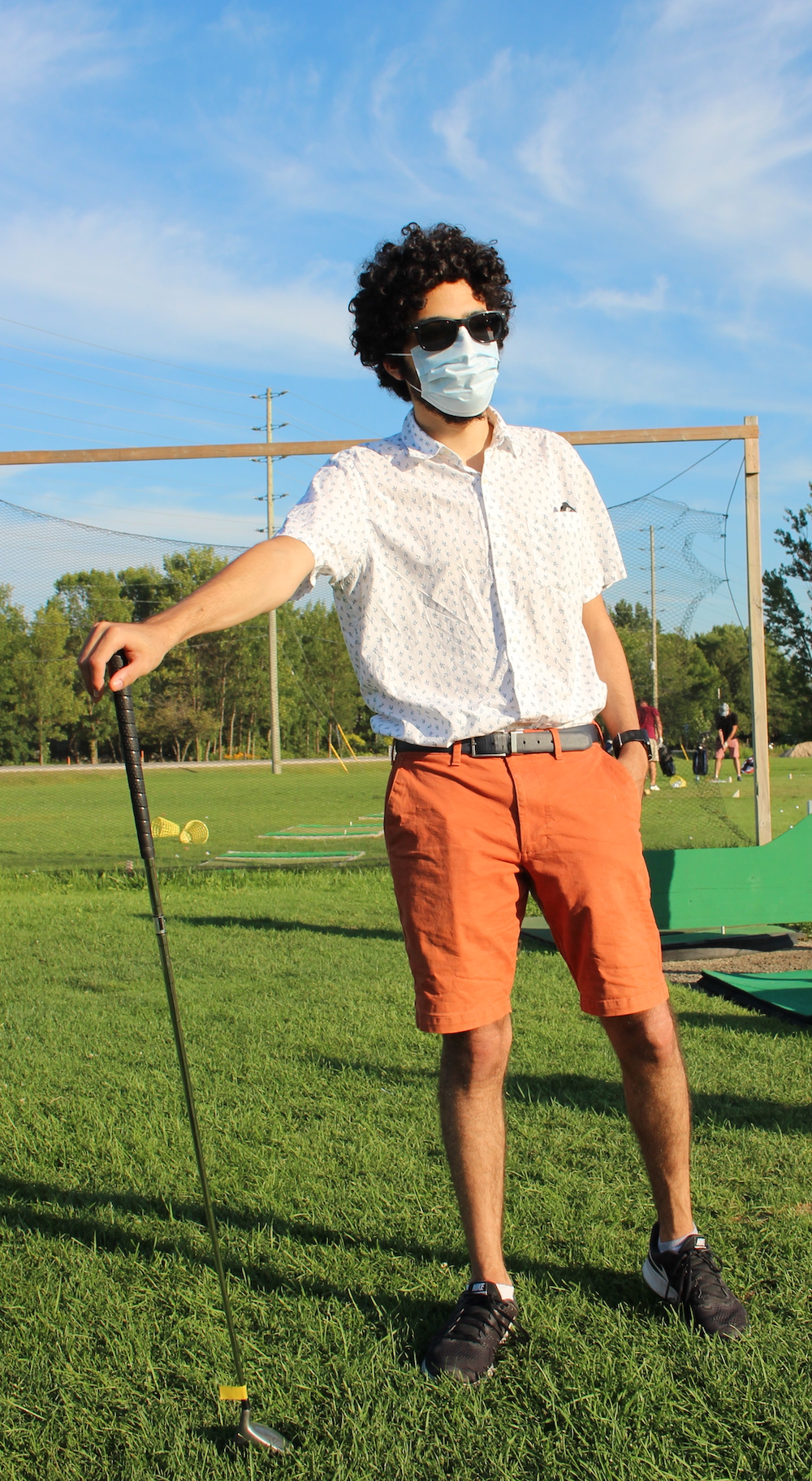 Me golfing in Blue Mountain, August 2020