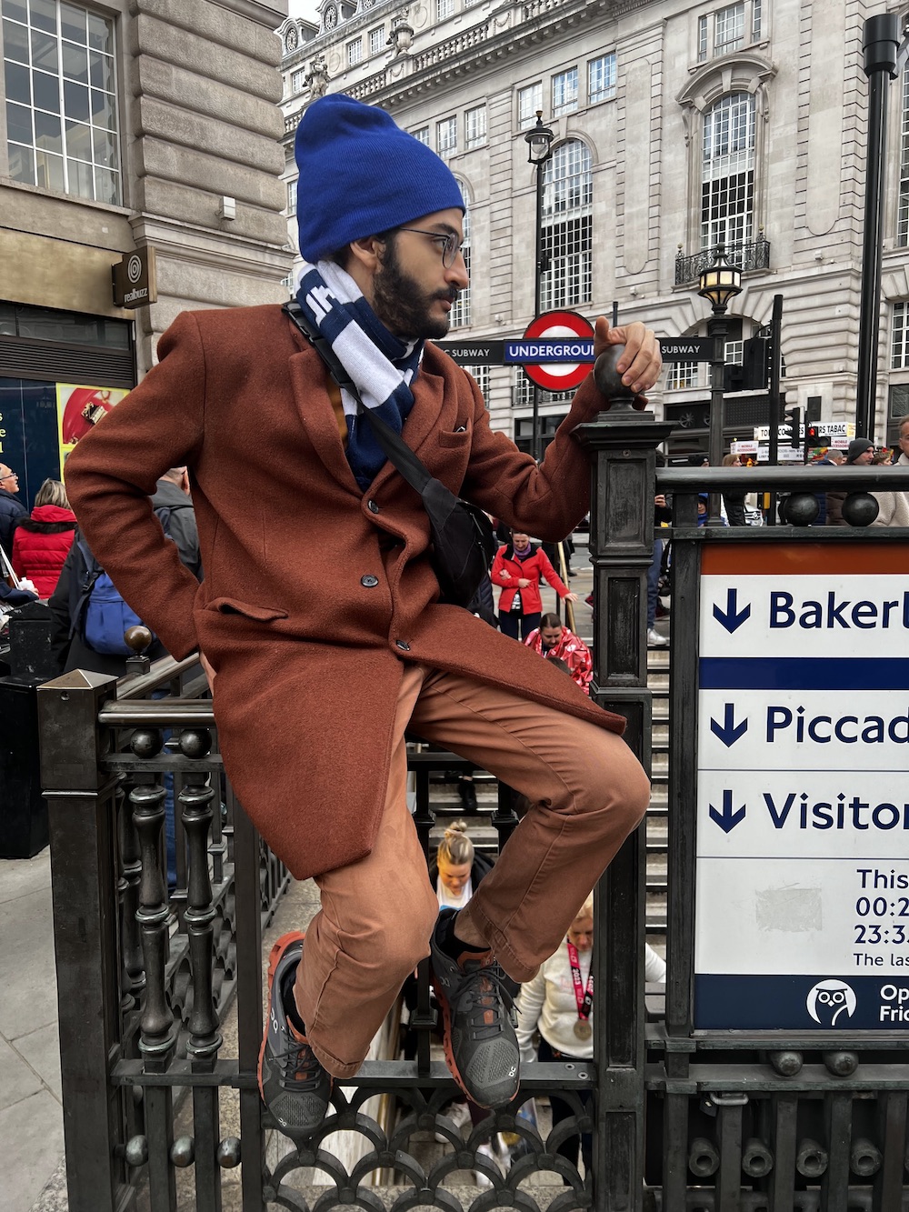 Piccadilly Station in London, April 203